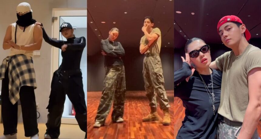 Leejung Lee saat duet bersama V BTS / Foto : llkpop