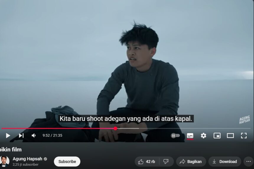 Tangkapan layar review Agung Hapsa / Foto : youtube