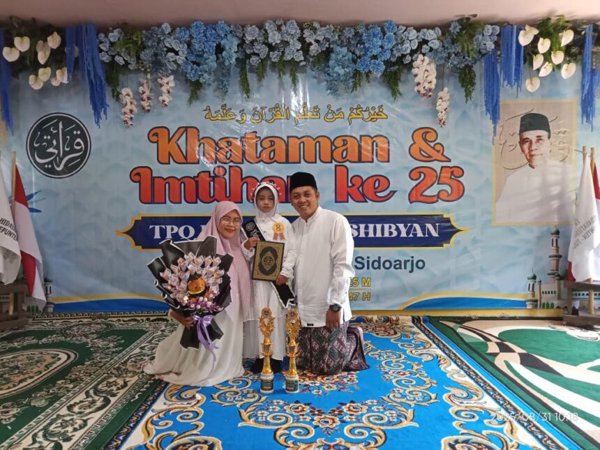 Santri yang memborong 2 penghargaan sekaligus di acara khataman dan imtihan/dok.istimewa
