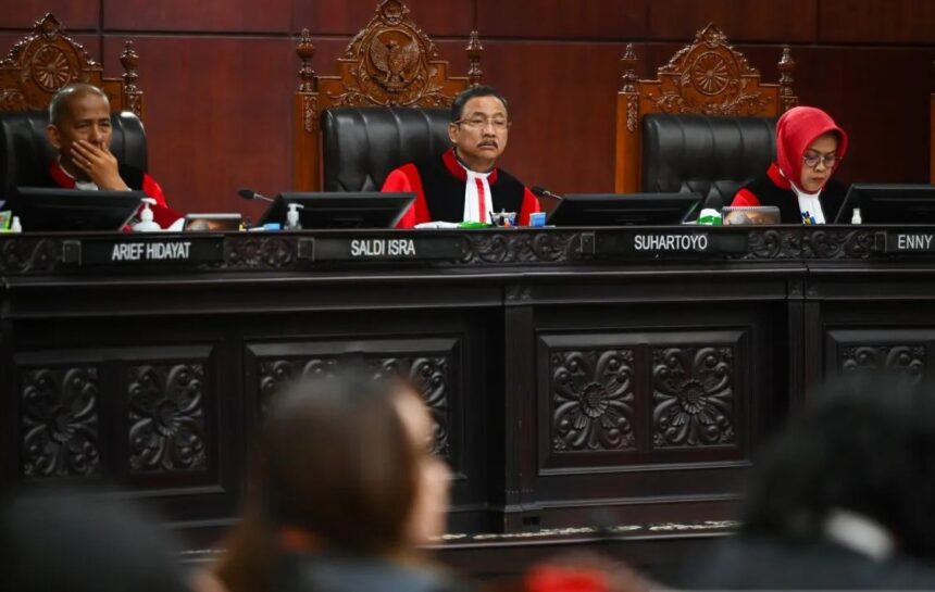 Manjelis hakim Mahkamah Konstitusi / Foto : courtesy ANTARA