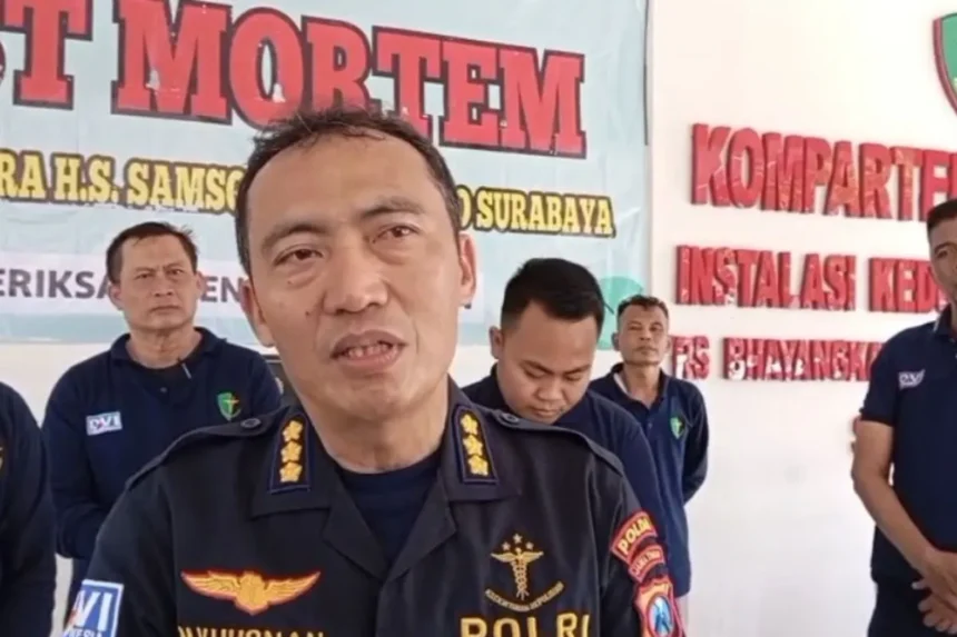 Kabid Dokkes Polda Jatim Komisaris Besar Polisi M. Khusnan / Foto: capture ANTARA