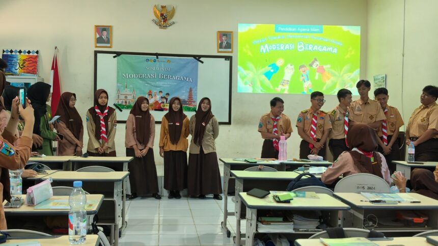 Suasana saat sosialisasi moderasi beragama/istimewa