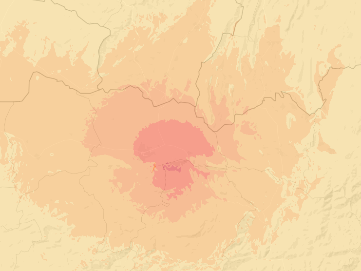 Titik lokasi gempa bumi/ Foto: Reuters
