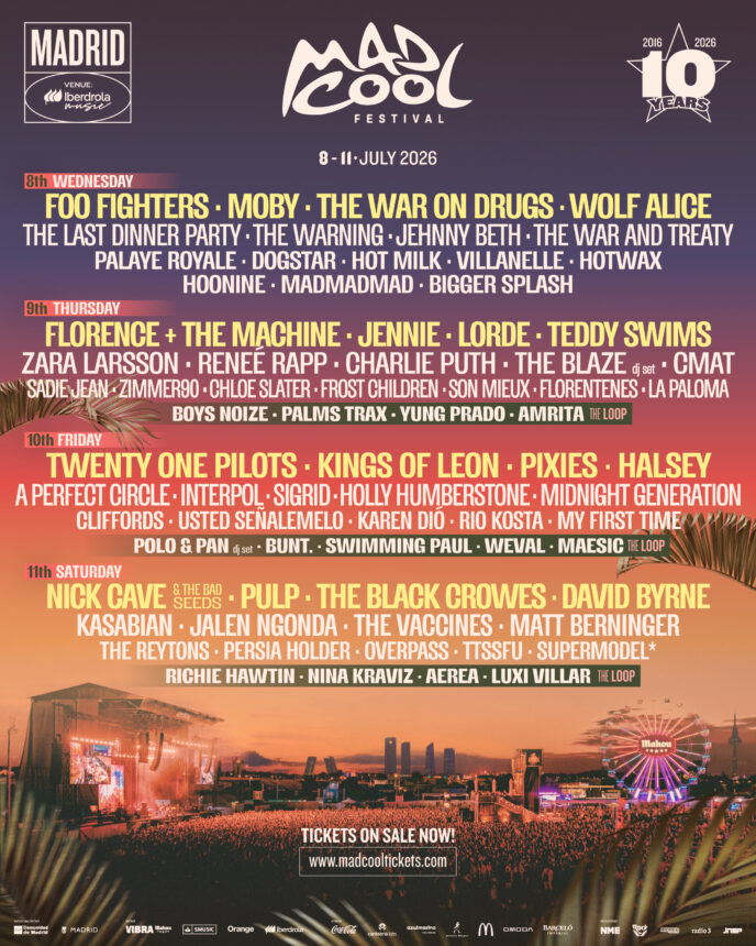Poster yangmenampilan Jennie BLACPINK di Mad Cool Festival/ Foto: Soompi