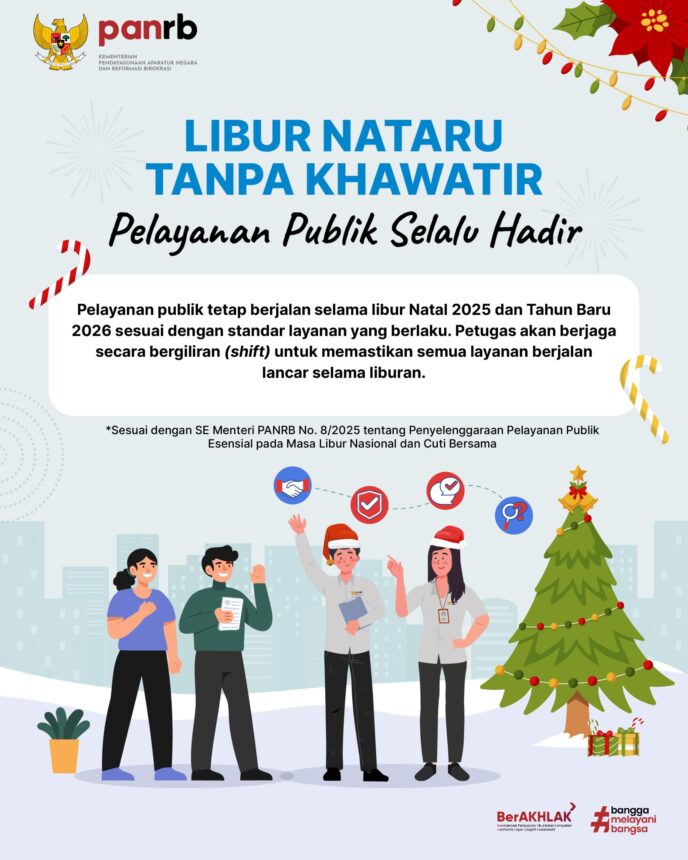 Flayer libur Natal dan Tahun Baru 2026/ Foto: MenpanRB