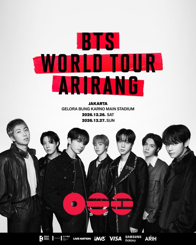 Poster konser BTS di Jakarta/ Foto: instagram