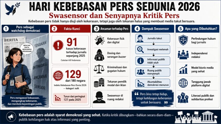 Ilustrasi Hari Kebebasan Pers Sedunia/dok.aktual.co.id