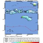 Titik gempa di NTT/ Foto: BMKG