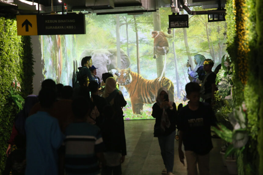 Para pengunjung saat menikmati wahana KBS/Dok.istimewa