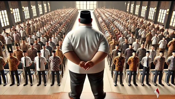 Ilustrasi kabinet Presiden Prabowo