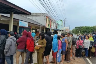 Untuk mendapatkan LPG 3 Kg,, masyarakat harus membeli di pangkalan.