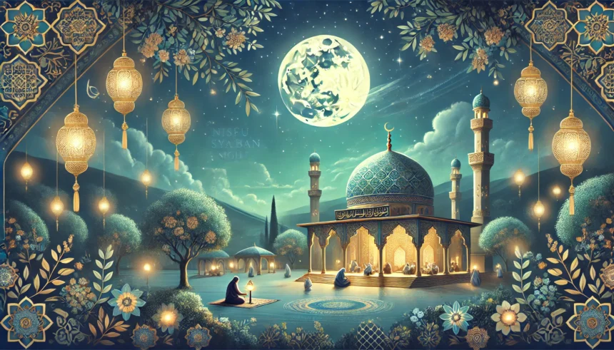 Ilustrasi malam Nisfu Sya'ban