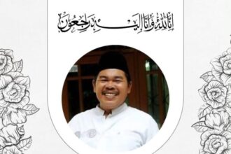 Flayer keduakaan wafatnya Nasrullah alias Mat Solar alias Bajuri./ Foto : X