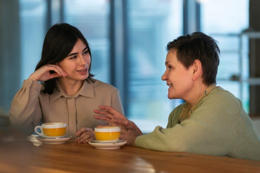 Ngobrol dengan orang sehat mental memberikan kenyamanan./ Foto : Freepik