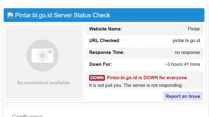 Akun pintar BI down di hari perdana peluncuran/ Foto : X
