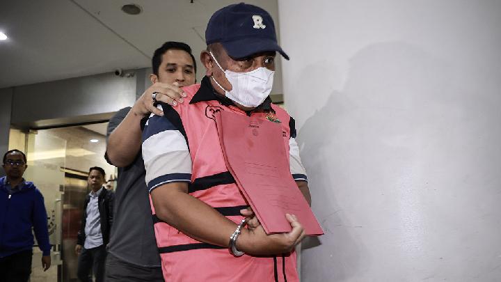 Hakim Ali Muhtarom yang tertangkap karena suap / Foto : Capture ANTARA