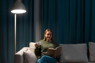 Membaca buku bisa menjadi aktifitas sehat menyambut esok hari / Foto : Freepik