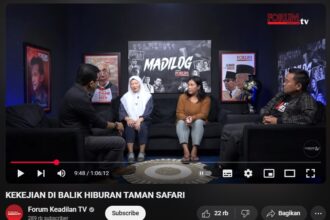 Podcast Forum Keadilan TV yang menghadirkan mantan pemain sirkus / Foto : capture Youtube