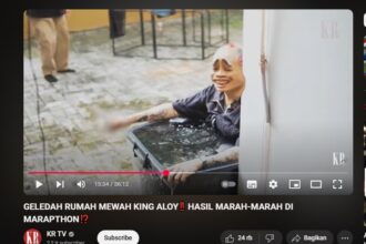 Adegan paling gong dari King Aloy ketika digeledah tim KRTV / Foto ; Youtube