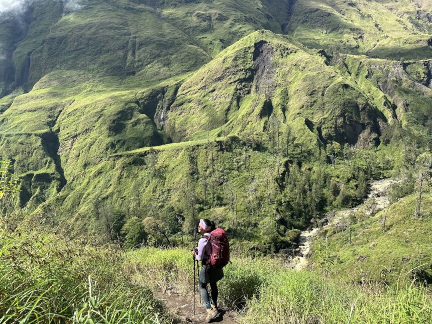 Salah satu spot Gunung Rinjani / Foto : capture eiger
