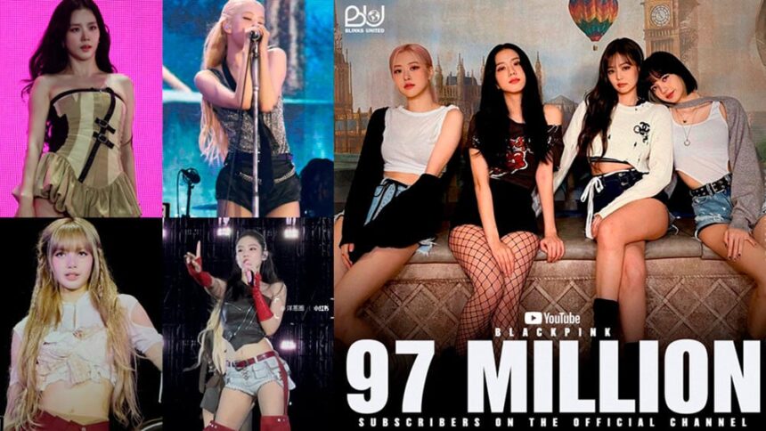 Blackpink dan capaian 97 juta subscribe di Youtube / Foto : llkpop
