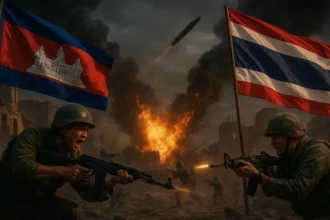 Ilustrari konflik Thailand dan Kamboja / Foto : Ist