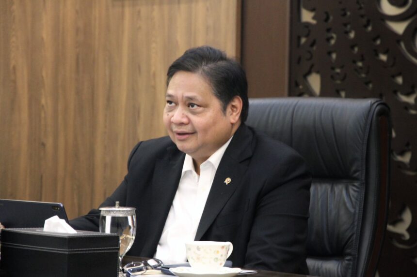 Menko Perekonomian Airlangga Hartarto / Foto : capture menko perekonomian