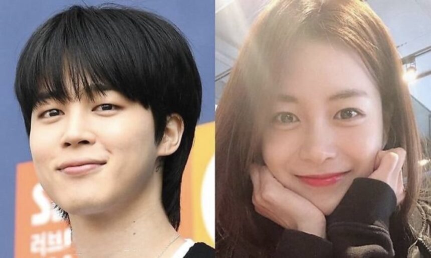 Jimin BTS dan Song Da Eun / Foto : llkpop