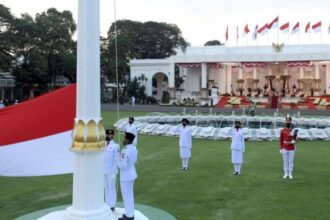 Upacara bendera HUT RI di Istana Merdeka / Foto: Setneg