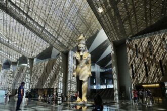 Salah satu koleksi Museum Agung Mesir / Foto : capture ANTARA