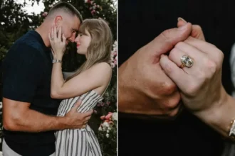 Travis Kelce dan cincin pertunangan / Foto : capture PEOPLE