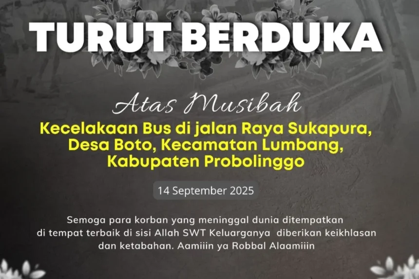 Ucapan duka cita dari Gubernur Jawa Timur Khofifah Indar Parawansa / Foto: capture ANTARA