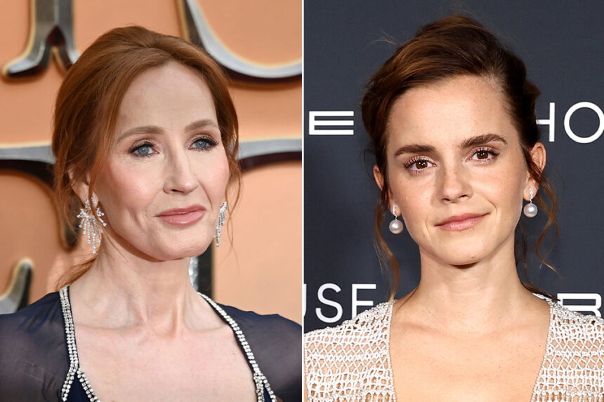 JK Rowling (kiri) dan Emma Watson (kanan)/ Foto: Variety