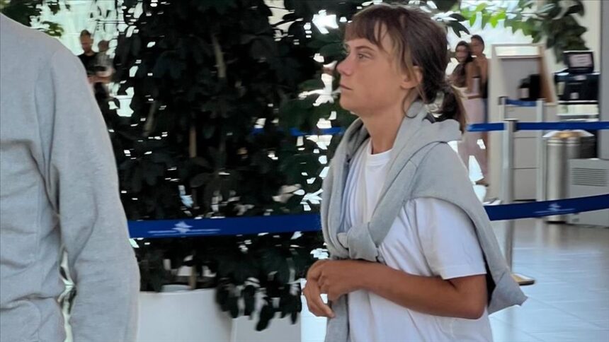 Pembebasan Greeta Thunberg Disambut Aktivis Palestina Merdeka di Yunani/ Foto: Anandolu