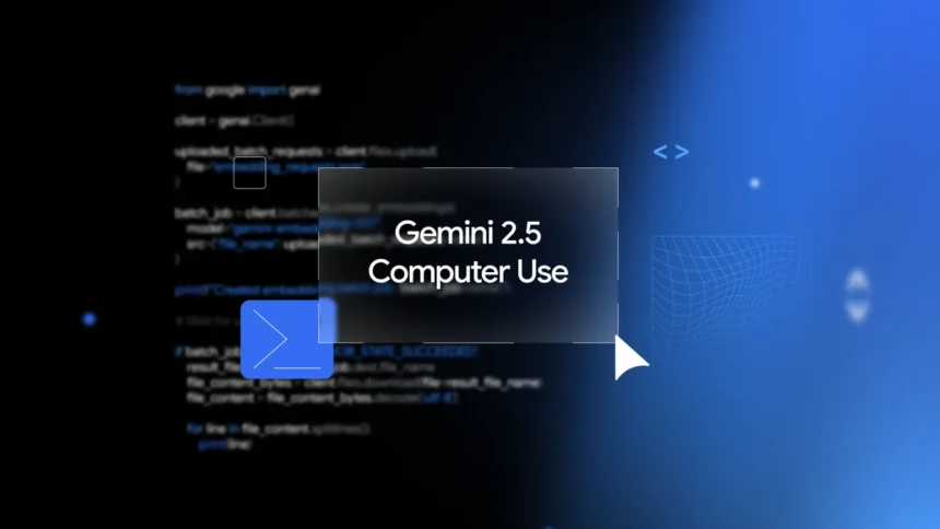 Google Gemini 2.5 Computer Use/ Foto: capture Gizmochina