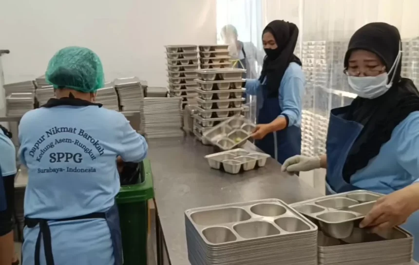 Dapur SPPG / Foto: capture Radar Surabaya