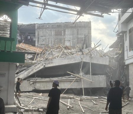 Bangunan Ponpes Al Khoziny yang ambruk / Foto: capture Radar Surabaya