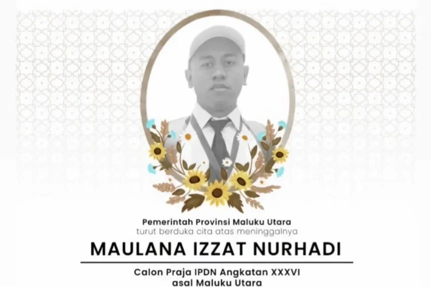 Ucapan duka cita Maulana Izzat Nurhadi yang tersebar di media sosial / Foto: capture ANTARA