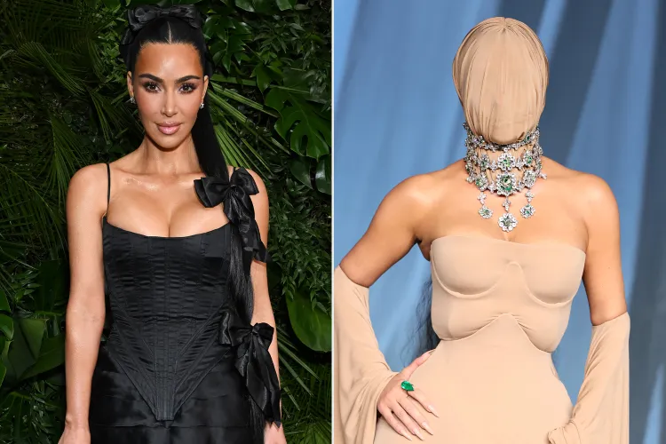 Kim Kadarshian serta penampilannya di Gala Museum Akademi / Foto: capture People