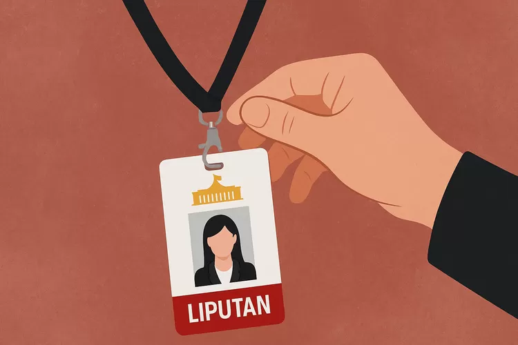 Ilustrasi pencabutan ID Card jurnalis CNN/istimewa
