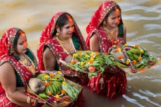 Salah satu prosesi Kartiki Chhath Puja / Foto: Ist