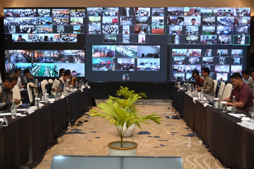 Pengawasan pelaksanaan TKA di Kemendikdasmen / Foto: Kemendikdasmen