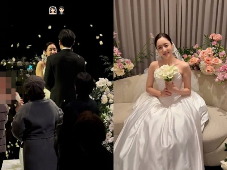 Pernikahan Eunjung dan Kim Byung Woo yang dilakukan secara privat/ Foto: allkpop