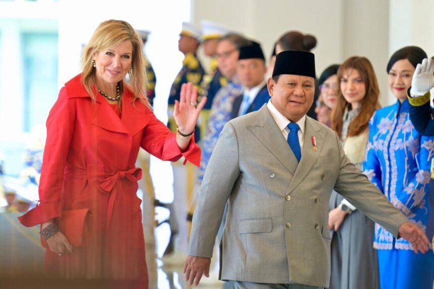 Presiden Prabowo dan Ratu Maxima/ Foto: Setneg