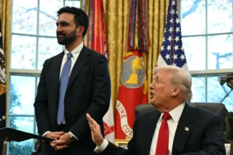 Donald Trump dan Zohran Mamdani saat bertemu bersama/ Foto: capture AlJazeera