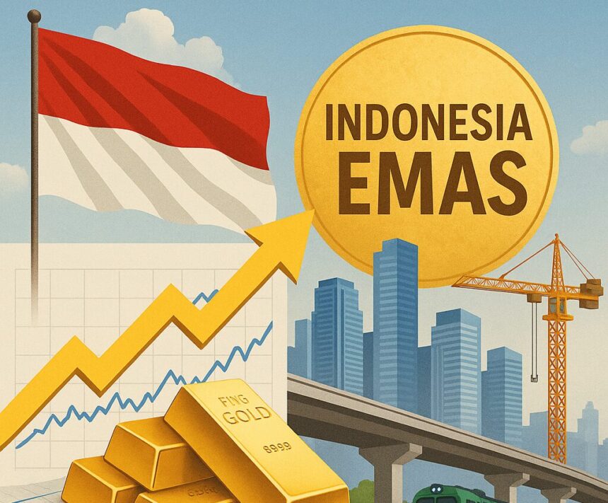 ilustrasi indonesia emas dan tantangannya/dok.istimewa