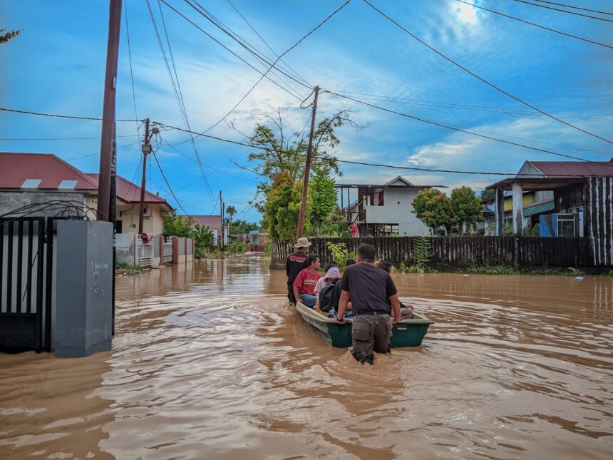 Bencana banjir yang menggenani Kota Padang/ Foto: Pemkot Padang