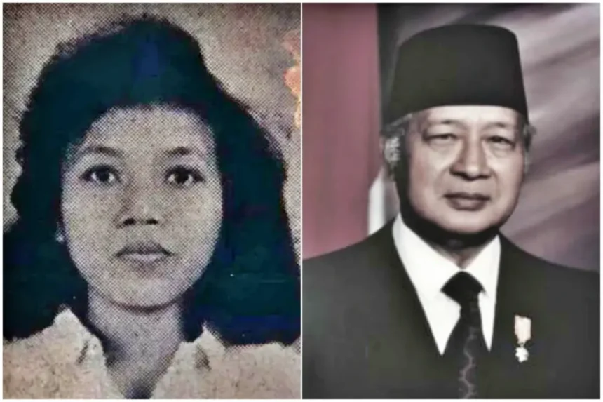 Marsinah dan Soeharto / Foto: Ist