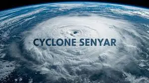Tampilan Cyclone Senyar dari satelit/ Foto: thecsrjournal