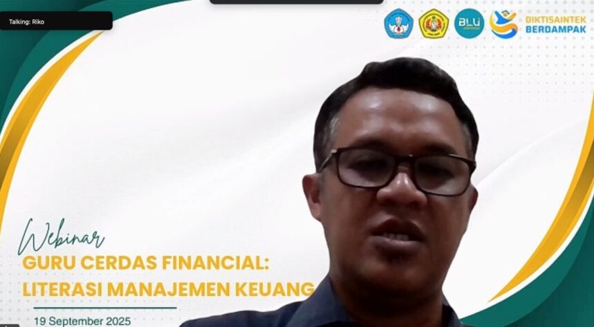 Pelaksanaan webiner literasi keuangan/dok.istimewa
